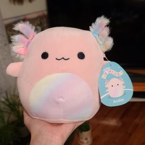 Rainbow Archie Axolotl Squishmallow